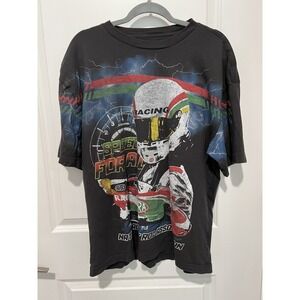 NASCAR Racing Boxy Graphic Tee -‎ Size Large - Hollister